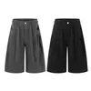 Nuevo Producto Jiayiku 2026: Pantalones Cropped Americanos con Caída, Pantalones de Traje, Pantalones Yamamoto Plisados Estilo Old Money, Pantalones Sueltos de Largo Medio
