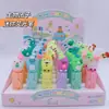 Nuevo Lindo Dibujo Animado Sanrio Silicona Mini 6 Colores Resaltador Alto Valor de Color Marcador de Color para Estudiante