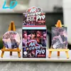 Artículos Originales Populares Artículos de Anime Insignias Ar Caja Sorpresa 75mm Estampado en Frío Purpurina Plateada Cordón Tarjeta Sorteo a Ciegas