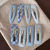 Lindos Pasadores para el Cabello de Niña con Diseño de Cuadros Laterales, Dulce Pinza para Flequillo, Pinza Versátil, Pasador para Flequillo, Accesorio para el Cabello