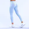 Calça de Yoga de Nove Pontos Transfronteiriça Europeia e Americana, Calça Esportiva Respirável de Secagem Rápida, Calça de Yoga Sem Costura Levanta Bumbum