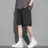 Shorts de verano para hombre de seda de hielo delgados de secado rápido sueltos modernos pantalones capri casuales para deportes al aire libre ventas directas de fábrica