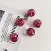 Cuentas Acrílicas de Caramelo Frijolitos con Forma de Higo Agujero Vertical Cadena de Teléfono Llavero Cuentas para Bolígrafo Forma de Higo Irregular