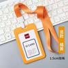 Fábrica en stock set de tarjetas color hebilla Youhe transparente por ambos lados tarjeta de trabajo de empleado set de insignia de certificado de plástico tarjeta de trabajo