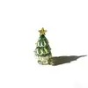Árbol de Navidad de Vidrio Zibo Pequeño Adorno de Escritorio Decoración Navideña Regalo Decoración del Hogar Decoración de Oficina Artículo Más Vendido