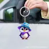 Mochila colgante de acrílico para coche, accesorio para decorar el hogar, colgante de mochila, colgante de árbol de Navidad.