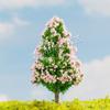 Capa de flores Álamo entorno árbol modelo árbol de Navidad modelo mesa de arena planificación modelo pequeño árbol DIY hecho a mano
