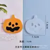 Letrero Colgante de Halloween Amapola Colgante Molde de Resina Esqueleto Calabaza Fantasma Araña Bruja Búho Molde de Silicona