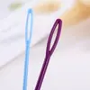 Agujas de Plástico de Colores para Coser a Mano, Herramientas de Tejido, Agujas para Suéter, Agujas para Hilo, Juego Completo de Agujas de Bordar de Ojo Grande, Venta al por Mayor desde el Fabricante
