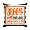 Funda de almohada de Halloween más vendida transfronteriza con estampado de calabaza y fantasma, cojín para sofá, cojín para cabecera, cojín decorativo navideño