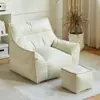 Cadeira poltrona de lazer individual para quarto, sala de estar ou varanda; pode ser usado para relaxar ou dormir; um sofá confortável, estilo puff
