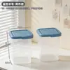 Frasco de almacenamiento transparente BNBST con tapa para sala de té, almacenamiento de tazas de café, frasco de almacenamiento para clasificar y organizar artículos domésticos varios