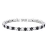 Suprimento de Transmissão Ao Vivo Mais Vendido da Amazon Pulseira de Zircônia Intercolor Fashion 4mm Pulseira Tennis de Luxo Leve Atacado