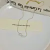 Collar Minimalista de Acero de Titanio Japonés y Coreano No Descolorante para Mujer, Gargantilla con Diseño Dulce de Perlas Estilo Ins, Cadena Versátil de Clavícula para Mujer de Lujo Ligero