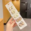 Cuerda para el pelo de estrella pequeña de alta elasticidad Banda de goma para atar trenzas pequeñas de pío Accesorios para la cabeza Banda elástica para la cabeza de niños Nueva 2025