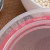Tampa de Manutenção de Frescor de Grau Alimentício, Tampa de Tigela Selada, Tampa de Tigela Cerâmica Redonda para Micro-ondas, Tampa Plástica Doméstica, Tampa de Silicone