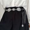 Nueva cadena de cintura retro europea y americana para damas, adorna el vestido, simple estilo étnico, cadena de cinturón de moda para combinar con todo, cuerda de cintura