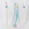 Lindo Palo Juguete para Gatos con Oruga y Ojos Grandes, Juguete Interactivo y Resistente a Mordidas para Gatos con Cascabel