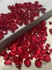 Arte de uñas de Año Nuevo Ancora base roja con taladro mixto con forma de rayo corazón torcido óvalo punta inferior taladro joya para uñas venta al por mayor
