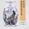 Jarrón Pequeño de Porcelana Azul y Blanco Retro Tradicional Obras Maestras Famosas de Jingdezhen Cerámica Botella de Melón de Cera Estilo Chino Nuevo Adornos Cerámicos