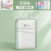 Bolsa de almacenamiento transparente con cremallera, específica para materias, multicapa, gran capacidad, impermeable y resistente al desgaste, artículos para estudiantes