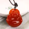 Colgante de Calcedonia Blanca Natural con Patrón de Nube Cerradura Ruyi Ágata Candado de Paz Joyería de Jade Suministro para Transmisión en Vivo