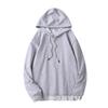 Sudadera con capucha para pareja, nueva de primavera 2026, sudadera holgada para hombre, color liso, chaqueta casual, estilo hombro caído de otoño