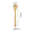 Cubiertos de bambú premium: cucharas para bebé, cucharas para arroz, cucharas para miel, cucharas pequeñas de madera estilo coreano, cucharitas de té exquisitas, directo del fabricante