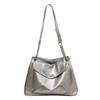 Bolso de Gran Capacidad para Mujer Verano Versátil 2024 Nuevo Bolso de Hombro Textura de Alta Gama Popular Clase Trabajo Ropa Bolso Tote
