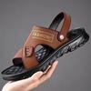 Sandálias Sandálias de Verão Masculinas Sapatos Casuais Respiráveis Antiderrapantes Modernos Sapatos de Praia Solado Macio Chinelos de Uso Externo Confortáveis Solado Plano