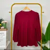 Tela plisada transfronteriza Nuevo artículo Camisa chaqueta holgada de color liso manga larga para mujer Camisa holgada para mujer Top para mujer TIKTOK
