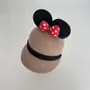 Gorro para Niña Otoño e Invierno Lindo Lazo de Minnie Gorra con Visera para Bebé Gorro de Lana Caliente para Niñas