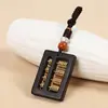 Llavero Colgante Ábaco de Palo de Rosa para Coche Hombres y Mujeres Cadena Colgante Retro Regalo