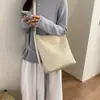 Bolso Cubo Tejido de Gran Capacidad para Mujer 2026 Nuevo Estilo de Lujo Ligero Nicho Bolso de Hombro Tote para Viajes