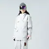 Chaqueta 3 en 1 de moda para exteriores para mujer, chaqueta de esquí gruesa con capucha para invierno, chaqueta impermeable y cortavientos para montañismo para hombre
