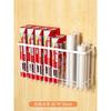 Estante de Almacenamiento para Refrigerador Absorción Magnética Lateral Almacenamiento y Colocación de Film Plástico Pared sin Perforaciones Trasera de Puerta Pegatina Magnética Lateral Montaje en Pared Estante Ajustable