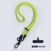 Cordão para Celular Pendurado no Pescoço Transversal 8mm Tira Trançada Corda Curta para Pulso Capa de Celular Cadeia de Cordão Atacado Fábrica