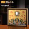 Adornos de cobre personalizados de la ciudad de Shanhai. Chismes del hogar. Colgante de la ciudad de Shanhai. Placa de cobre. Espejo convexo. Artesanías. Fábrica al por mayor.
