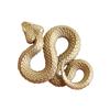 Broche Vintage em Latão em Forma de Cobra Exquisito Cascavel Personalizado Moda Anti-reflexo Fivela de Colarinho Chapéu Bolsa Acessórios Decorativos