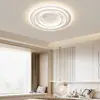 Lâmpada de Teto Moderna Atmosférica para Sala de Estar 2025 Criativa Nórdica Gipsófila Ultrafina Espectro Completo Proteção Ocular Lâmpada para Quarto