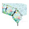 ZB081 Mantel de fiesta de tucán hawaiano y flamenco 130*220cm mantel de fiesta desechable mantel de fiesta de PE