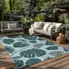 Esterilla de Picnic Lavable para Exteriores con Hojas Tropicales en Stock, Esterilla Ecológica para Acampar en RV, Esterilla para Piscina y Playa