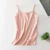 Camisola de Algodón Acanalado, Camisola Exterior Corta de Cuello en V, Ropa Interior Talla Grande, Camisola de Moda Talla Plus para Mujer