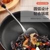 Espátula de Hongo de Acero Inoxidable 304 Espátula con Mango de Madera Maciza Cuchara para Cocinar de Grado Alimenticio Utensilio de Cocina Doméstico