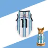 Nunbell Copa do Mundo Transfronteiriça de 2026 nos EUA, Canadá e México Roupa de Manga Curta com Camisa de Futebol para Cães e Gatos Pequenos, Médios e Grandes