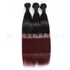 Extensiones de Cabello Bicolor de Cabello Humano Real Más Vendidas Transfronterizas 1B/99J Cabello Real Pelucas de Cabello Humano Al Por Mayor del Fabricante