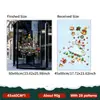 Pegatinas Electrostáticas de Copo de Nieve Blanco Navideño Transfronterizo Pegatinas Decorativas para Vidrio de Ventana Puerta Diseño de Fondo para Ventana Pegatinas de Ventana