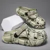 Nuevos Zuecos de Verano de Punta Cerrada con Suela Gruesa para Hombre, Sandalias de Playa Transpirables Resistentes al Agua Antideslizantes para Exteriores, de Doble Uso, Modernas