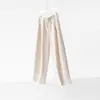 Ei10311D Estilo de Marca Gama Alta Pantalones Casuales de Lana Elástica en la Cintura Sueltos de Nueve Puntos Estilo Globo
