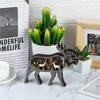 Artesanato de Madeira de Natal da Amazonia Animais Criativos da Floresta Norte-Americana Decoração de Sala de Estar Alce Urso Marrom Enfeites